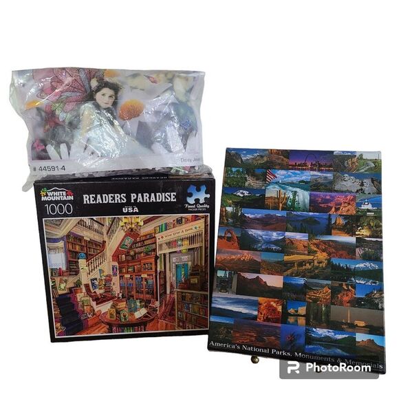 Jigsaw Puzzle Lot America's National Parks | Reader's Paradise | Daisy Jewel - Picture 1 of 13